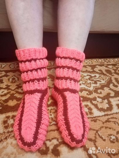 Носки вязаные