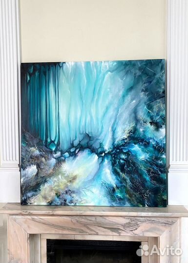 Картина маслом на холсте большая абстракция
