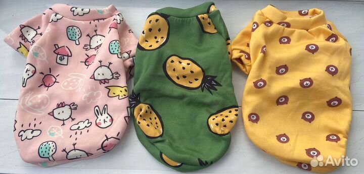 Толстовки для собак и кошек в ассортименте