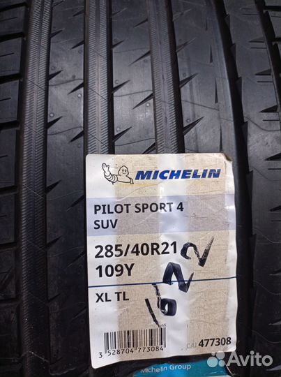 Michelin Pilot Sport 4 SUV 285/40 R21 109Y