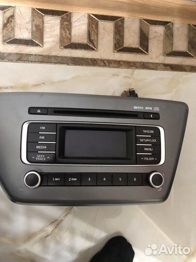 Штатный магнитофон киа рио 3