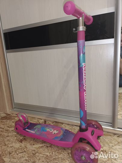 Самокат детский трехколесный бу