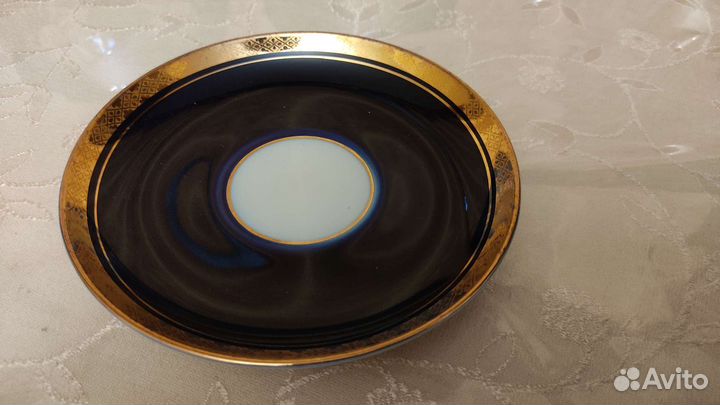 Блюдца синие лфз