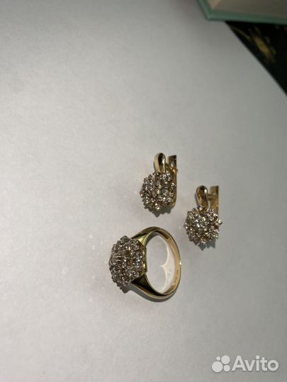 Сережки с бриллиантами