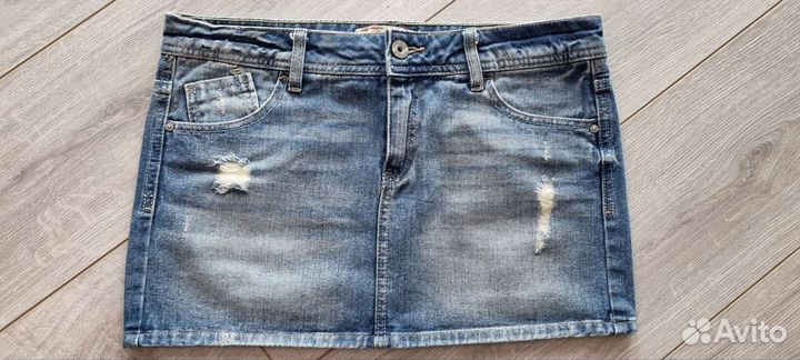 Джинсовая юбка bershka