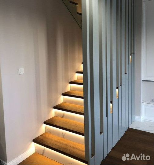 Автоматическая, умная подсветка лестницы