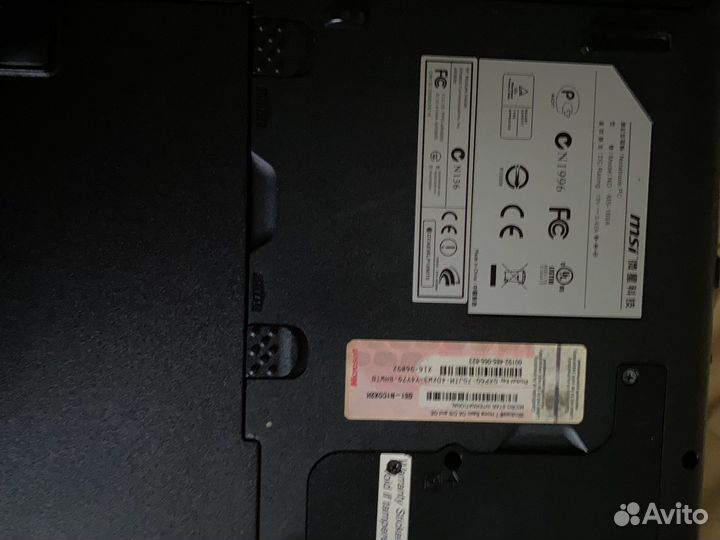 Ноутбук msi