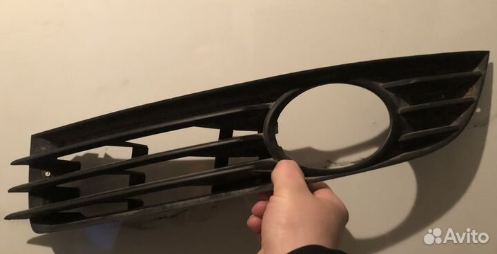 Решетка птф R-Line левая Passat B6