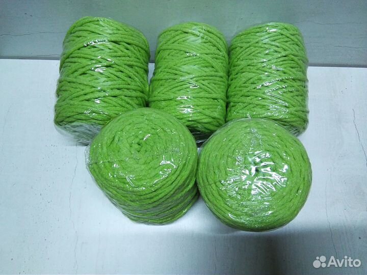 Шнур хлопковый 5мм без сердечника