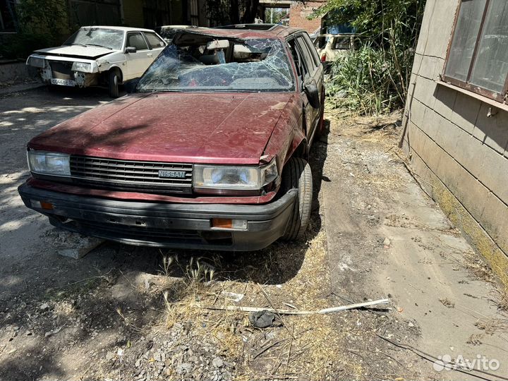 В полном разборе Nissan Bluebird 2.0 мт 1986