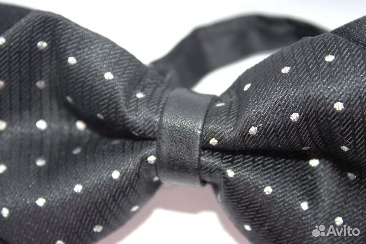Галстук бабочка черная