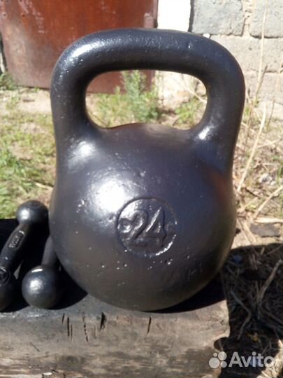 Гиря 16 кг, 24 кг, 32 кг СССР