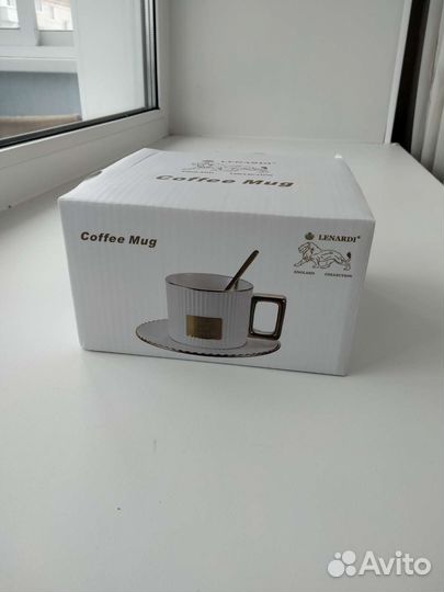 Кружка + блюдце + ложечка