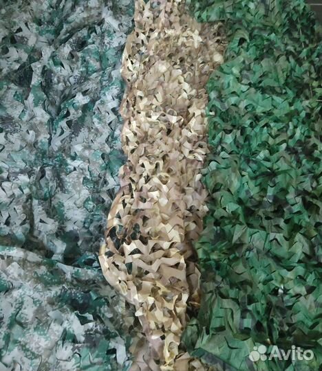 Камуфляжная сетка маскировочная.3*6,6*8,3*10,2*10