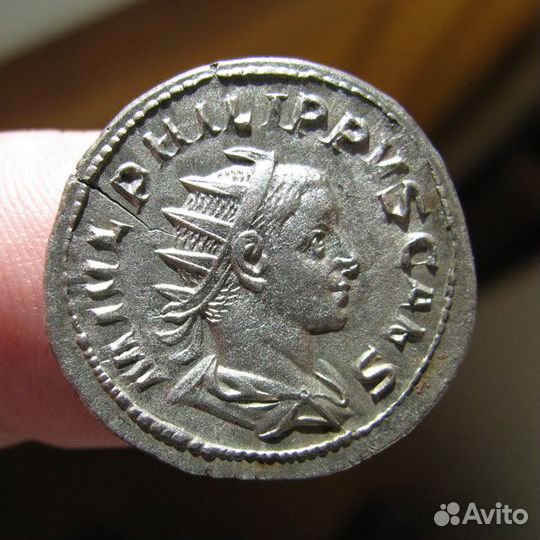 Монета Римская Империя - Филипп II Антониниан EF