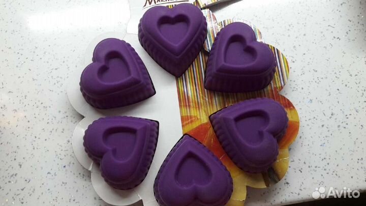 Силиконовая форма для кексов