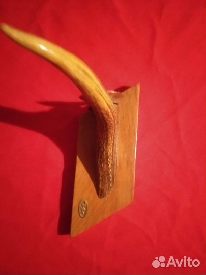 Рог оленя переделанный в подсвечник