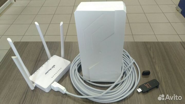 Комплект, Безлимитный 4G интернет до 100мб/сек