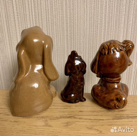 Лот, Собачки, керамические статуэтки СССР