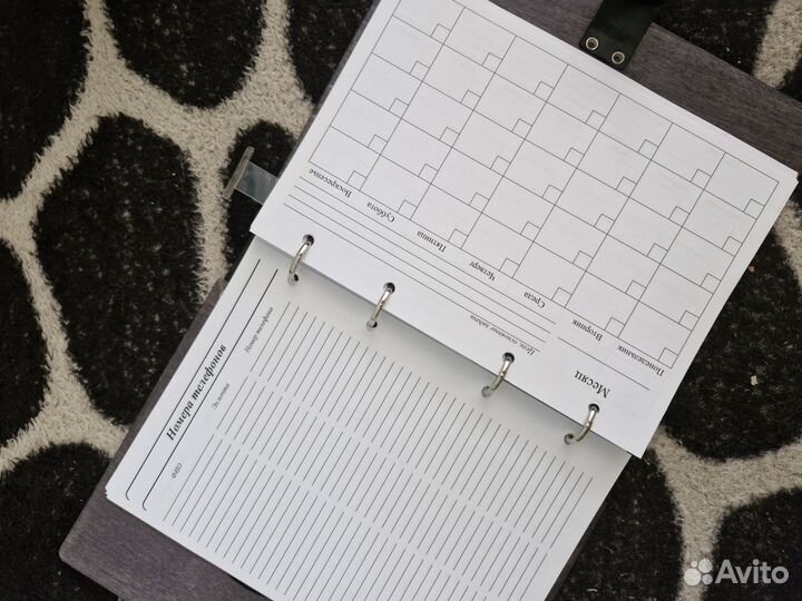 Ежедневник деревянный, знак зодиака Козерог