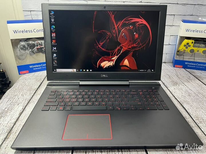 Ноутбук под игры Dell insp 7577 I7-7HQ + GTX 1060