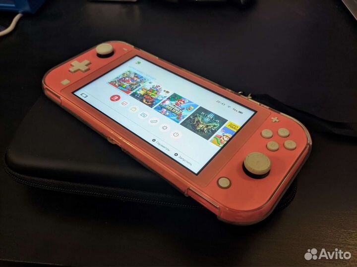 Nintendo Switch Lite прошитая 256gb