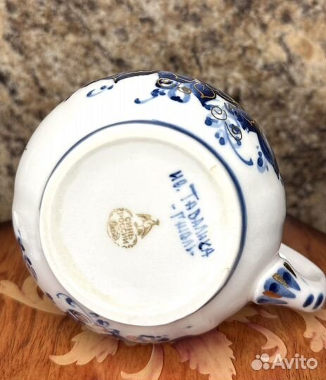 Молочние Гжель авторская работа