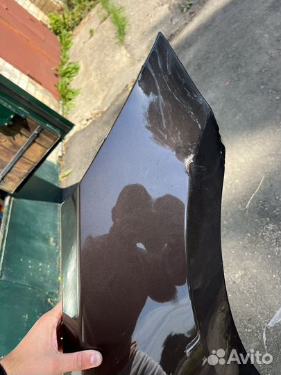 Переднее правое крыло на hyundai solaris 1