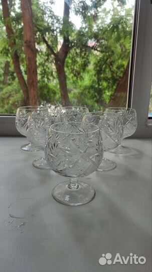 Бокалы для бренди Мельница хрусталь