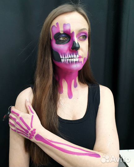 Грим, Аквагрим на Хэллоуин