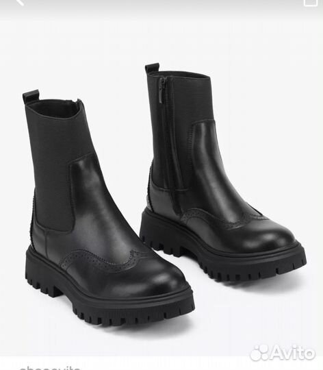Ботинки натуральная кожа