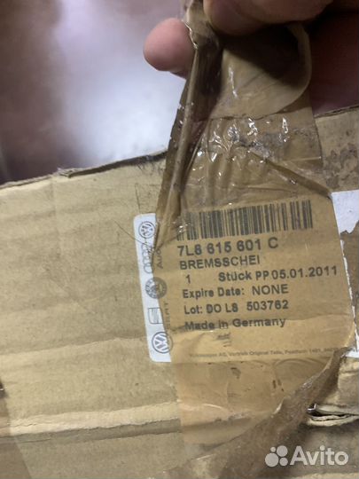 Тормозные диски на porsche cayenne,vw touareg