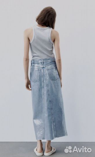 В наличии новая джинсовая юбка Zara рр S
