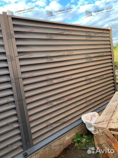 Забор жалюзи