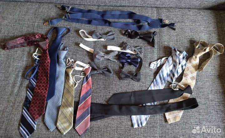 Галстуки, бабочки, подтяжки
