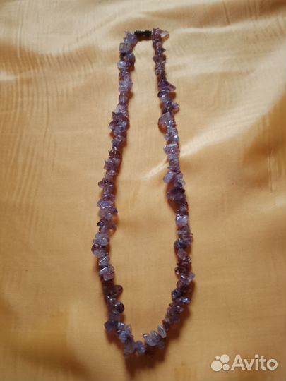 Бусы аметист 3