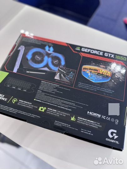 Видеокарта geforce gtx 1650 новая