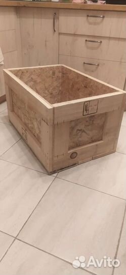 Ящик деревянный с крышкой