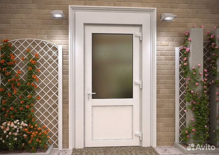 Входные пластиковые(пвх) двери на заказ