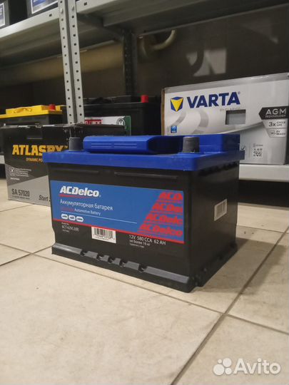 Аккумулятор автомобильный 62Ah AC Delco