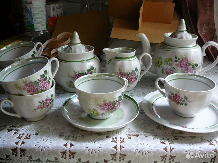 2 чайных сервиза