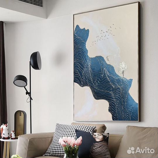 Интерьерная картина текстурная