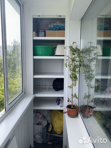 Шкаф с рольставнями на балкон на заказ с гарантией