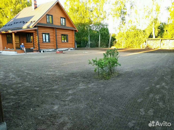Выравнивание участка под газон