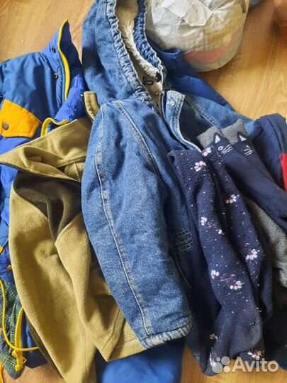Вещи детские пакетами много цена за все 2-4 года