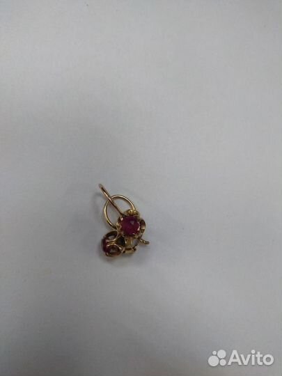 Серьги 583 пробы, р.0