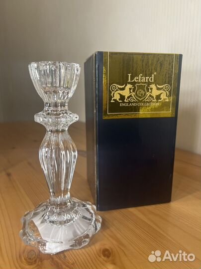 Подсвечник Lefard 14 см стекло хрусталь