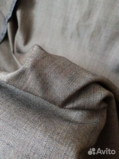 Отрез коричнево-зеленой 100 шерсти