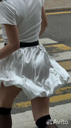 Мини-юбка баллон