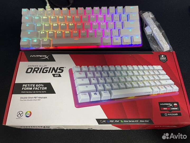 Игровая клавиатура hyperx alloy origins 60